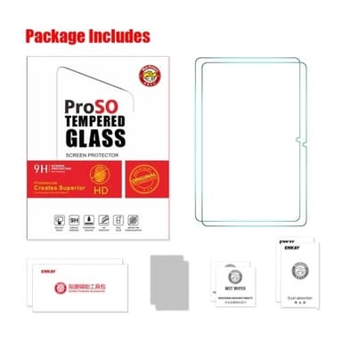 HAT PRINCE 2-Pack Skjermbeskytter Herdet Glass til OnePlus Pad Pro/OnePlus Pad 2