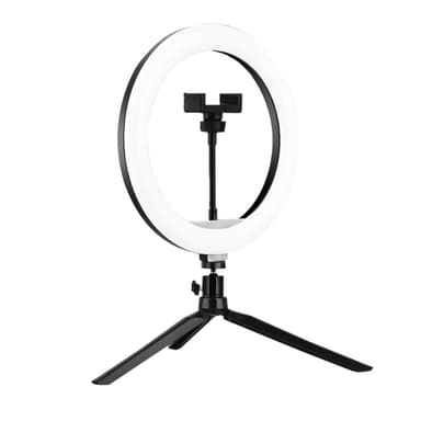 Selfie-ringlysholder Lazy Bracket LED-lys Live Stream Vlog