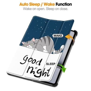 Slim Fit Dekselveske Til OnePlus Pad 2 Auto Wake/Sleep - Katt