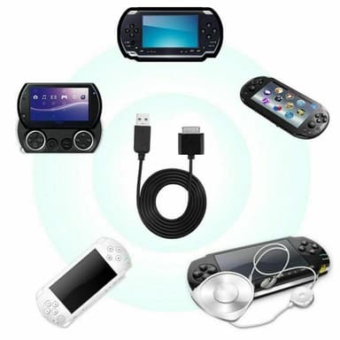 Sony PS Vita 1000 PSV1000 Datasynkroniseringslader Kablet Spilltilbehør