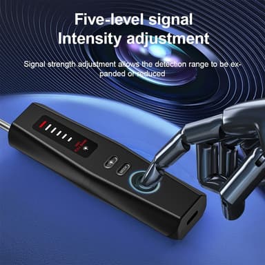 RF-signaldetektor GPS WiFi Tracker kamera feildetektor Anti-spion infrarød skanner
