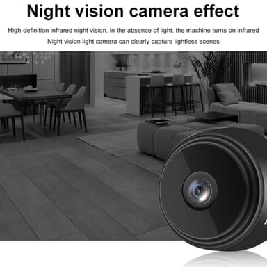 WiFi-kamera 1080P HD magnetisk overvåkingsspion uten nattsyn