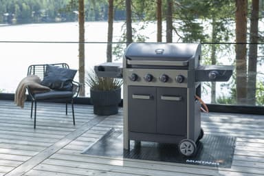 Mustang Augusta 4+1 gassgrill 641568 (sort)