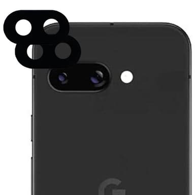 2-pak Kameralinseglass Google Pixel 9a - Svart