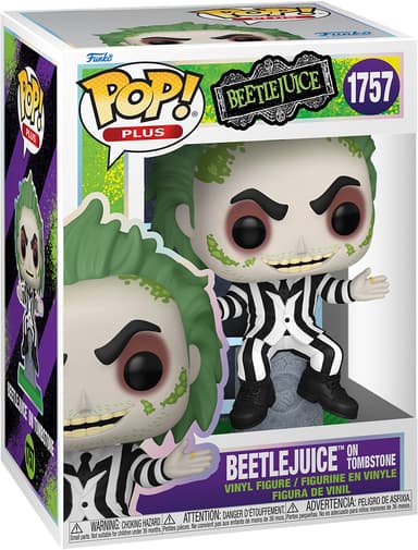 Funko POP Beetlejuice S3 With Tombstone actionfigur