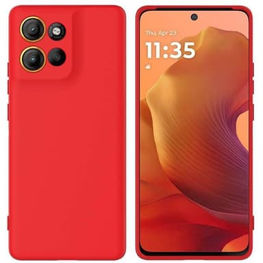 Liquid silikondeksel Motorola Moto G15 Power - Rød