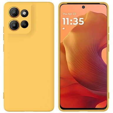 Liquid silikondeksel Motorola Moto G15 Power - Gul