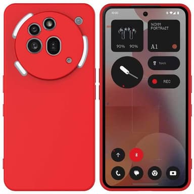 Liquid silikondeksel Nothing Phone 3a Pro - Rød