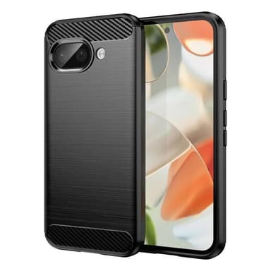 Børstet silikondeksel Google Pixel 9a - Sort