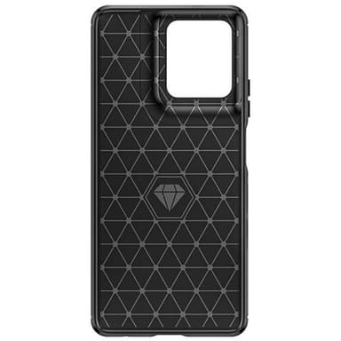 Børstet silikondeksel Motorola Moto G Power (2025) - Sort
