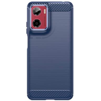 Børstet silikondeksel Motorola Moto G05 - Blå