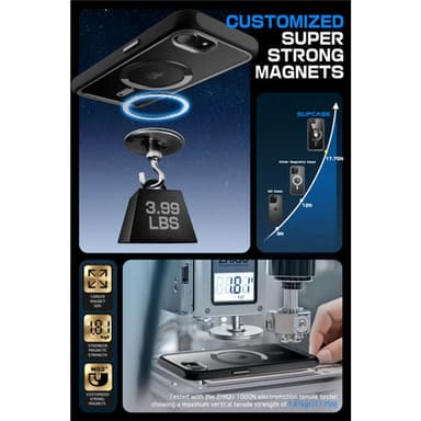 SUPCASE UB Mag deksel iPhone 16e - Svart