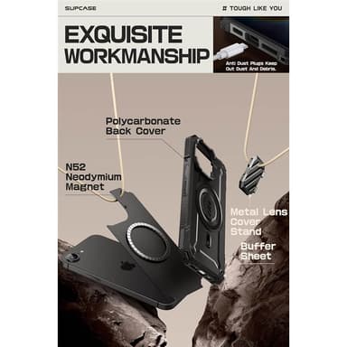 SUPCASE UB Mag XT deksel iPhone 16e - Svart