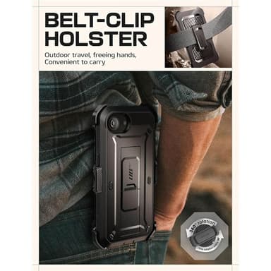 SUPCASE UB Pro deksel iPhone 16e - Svart