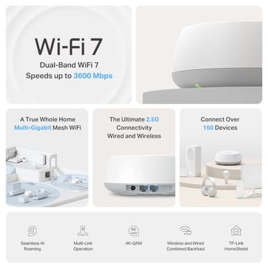 TP-Link Deco BE3600 Pro WF7/BE3600 mesh system (3-pack)