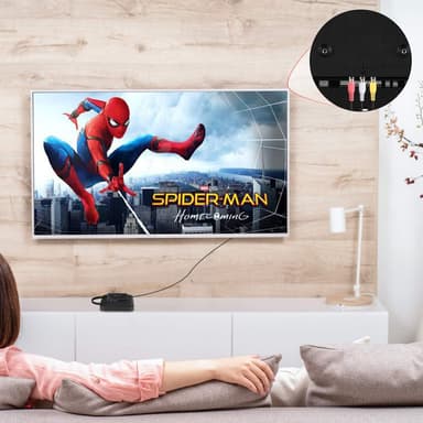 NÖRDIC HDMI til RCA-omformer Video/Audio