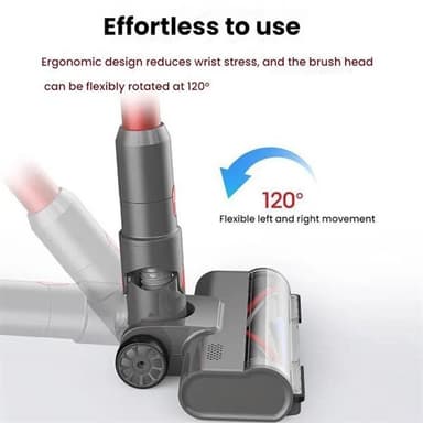 Gulvmunnstykke med LED for Dyson V7 / V8 / V10 / V11 / V15