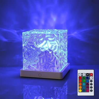 RGB-bordlampe med fjernkontroll