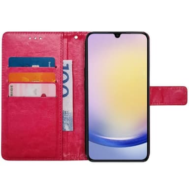 Lommebokdeksel 3-kort Samsung Galaxy A36 5G - Rosa