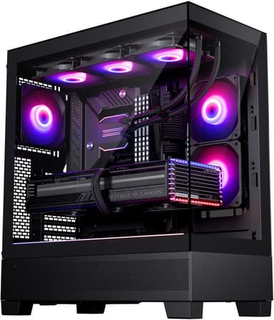 Phanteks XT View PC kabinett (sort)