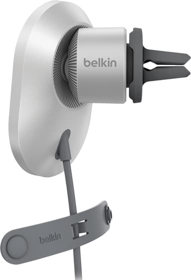 Belkin BoostCharge Pro Qi2 15W magnetisk billader (hvit)