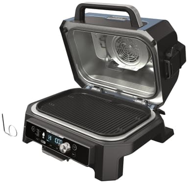 Ninja Woodfire Pro Connect XL elektrisk grill OG901EU (blå og sort)