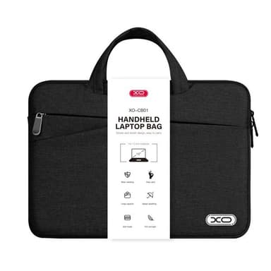 XO 13-tommers Laptopveske i Svart - Slitesterk med Praktisk Tilbehørslomme