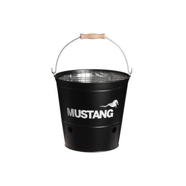 Mustang Grillbøtte – Kompakt Partybøtte for Enkel Kullgrilling