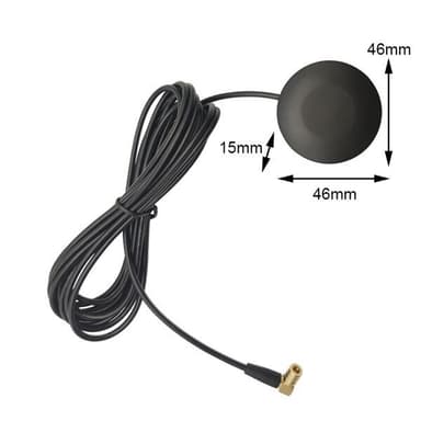 Antenne med SMB til DAB/DAB+ Bilradio