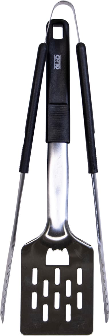 Glöd sett med grillklyper (sort)