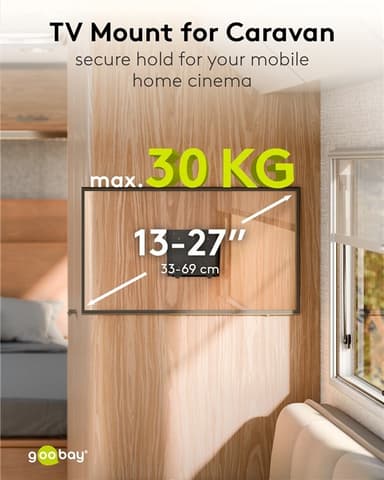 TV-veggfeste Caravan FIXED (S), svart TV-veggfeste Caravan FIXED (S), svart