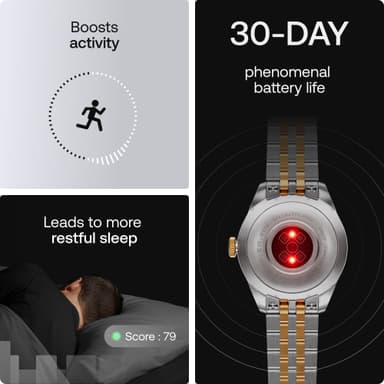 Withings ScanWatch Nova Brilliant hybridklokke 39mm (gull)