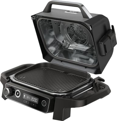 Ninja Woodfire elektrisk grill OG701EU (grå og sort)