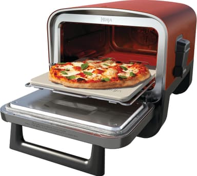 Ninja Woodfire pizzaovn OO101EU (terrakotta og rustfritt stål))