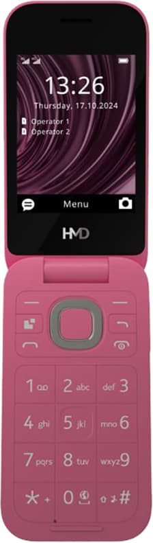 HMD 2660 mobiltelefon (rød)