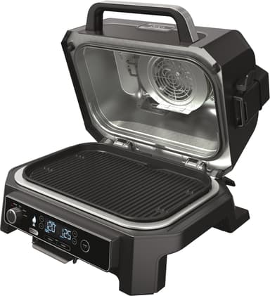 Ninja Woodfire Pro XL elektrisk grill OG850EU (grå og sort)