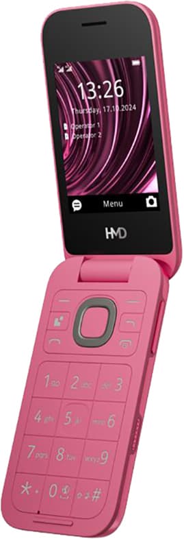 HMD 2660 mobiltelefon (rød)