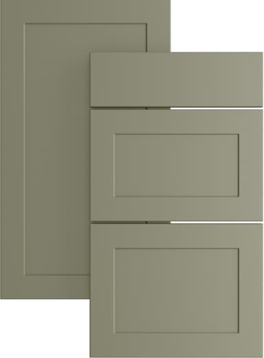 Epoq Canvas Olive dekkpanel til kjøkkenøy 233x70