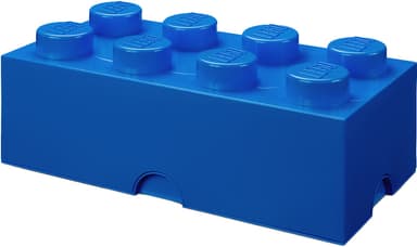 Play LEGO oppbevaringsboks (8 knotter, dyp blå)