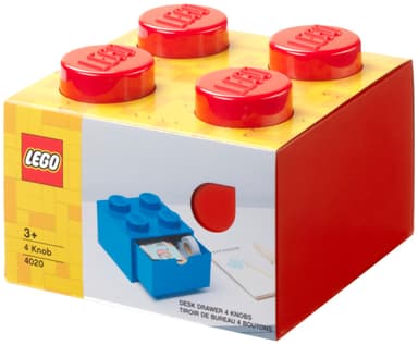 Play LEGO bordskuff (dyp rød)