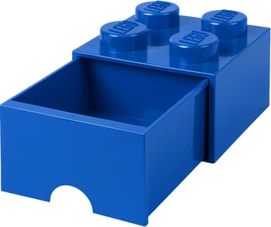 Play LEGO oppbevaringsskuffe (fire knotter, fargerik blå)