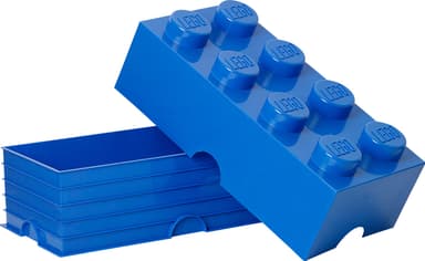 Play LEGO oppbevaringsboks (8 knotter, dyp blå)