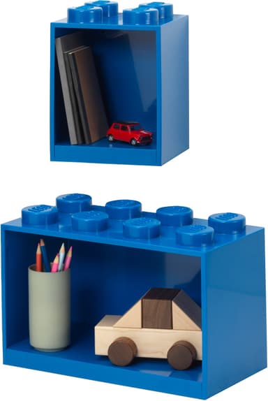 Play LEGO hylle (fargerik blå)