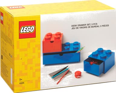 Play LEGO sett med bordskuffer (2 pakning)