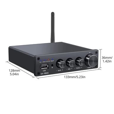 NÖRDIC Bluetooth Hifi Class-D forsterker og digital til analog omformer DAC