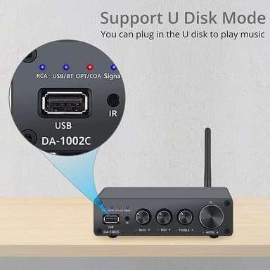 NÖRDIC Bluetooth Hifi Class-D forsterker og digital til analog omformer DAC