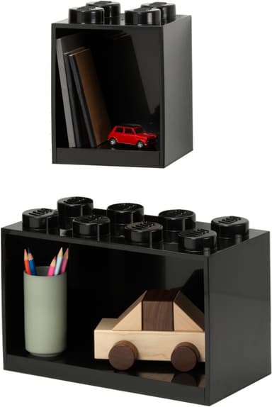 Play LEGO hyllesett (sort)