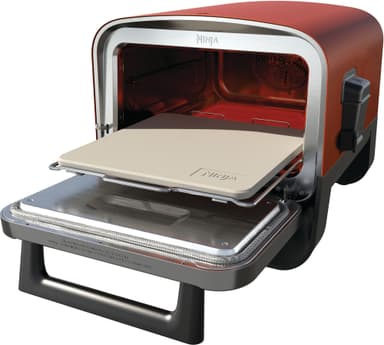 Ninja Woodfire pizzaovn OO101EU (terrakotta og rustfritt stål))