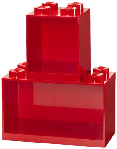 Play LEGO hylle (fargerik rød)