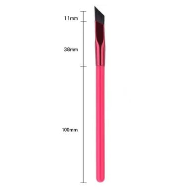 Vinklet øyenbrynbørste Eyeliner Makeupbørste Sminkebørste